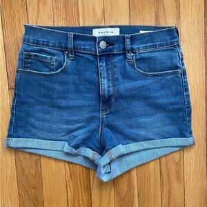 PacSun The Shortie Stretch Denim Shorts
